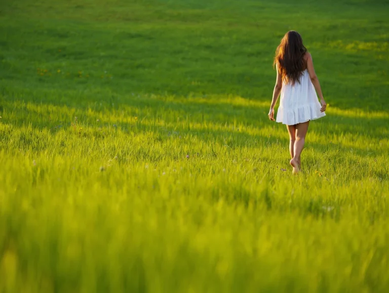 marcher dans l'herbe - grounding