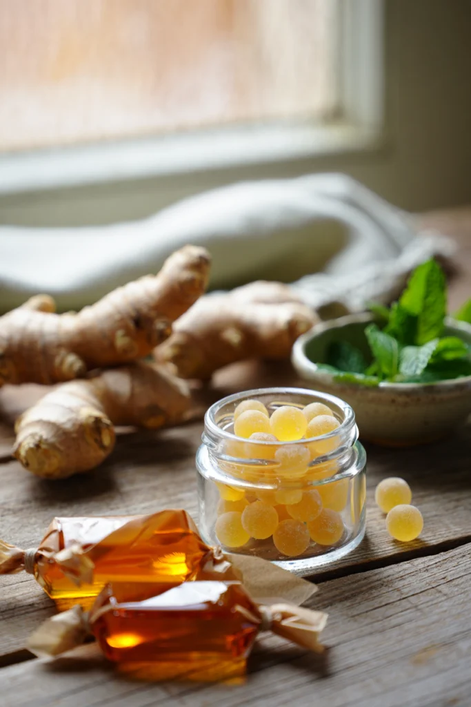 gingembre frais contre la toux