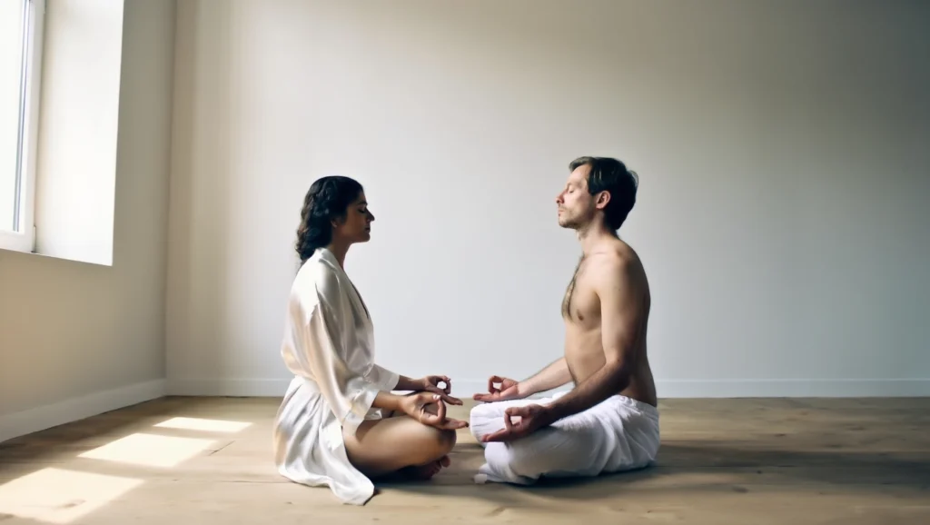 couple occidental qui pratique le tantrisme