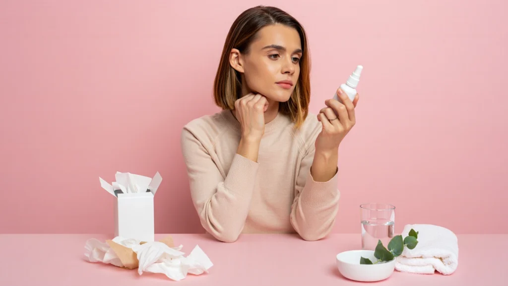spray nasal marin pour déboucher le nez