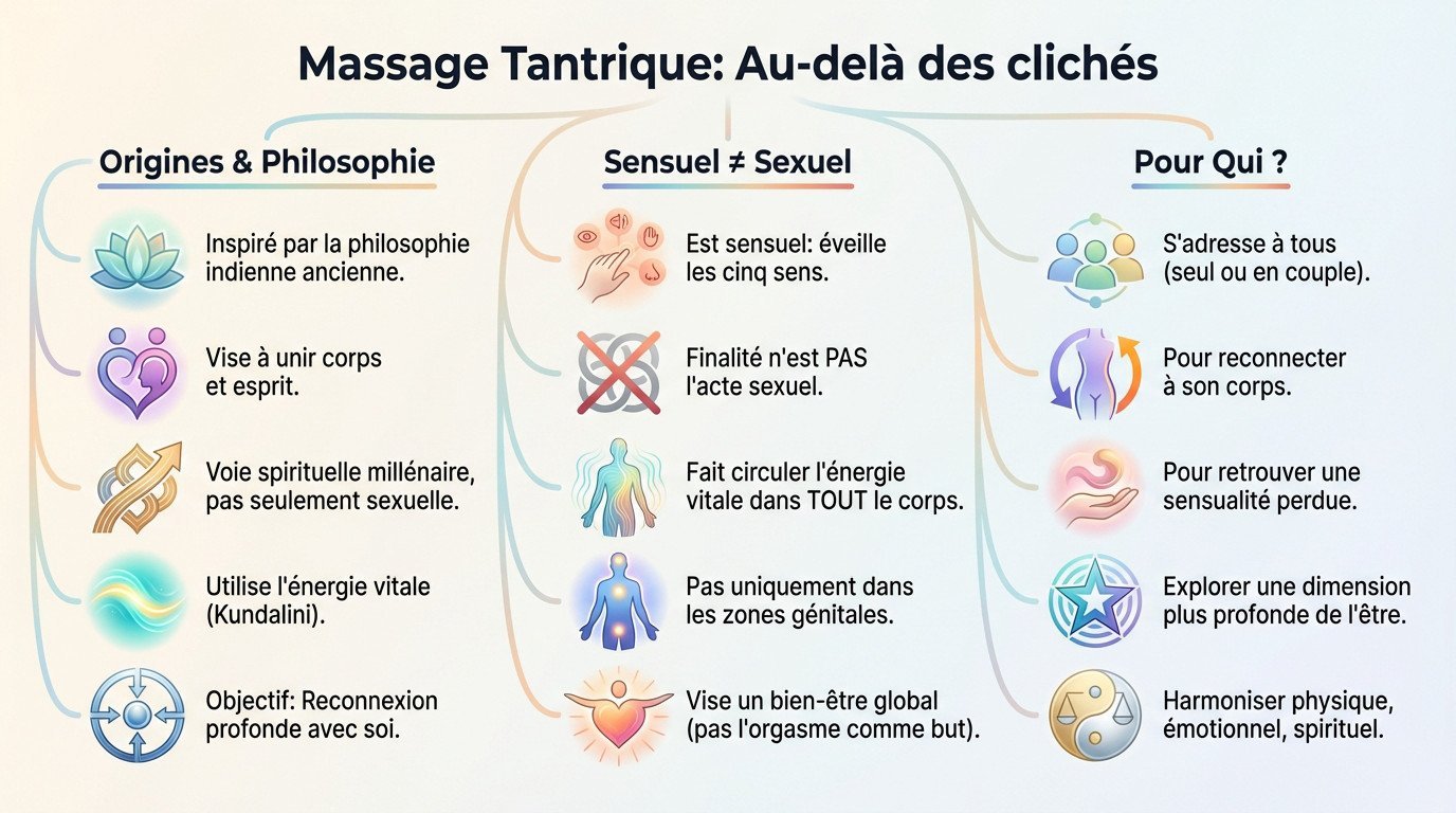 Ambiance détente pour un massage tantrique alliant corps et esprit